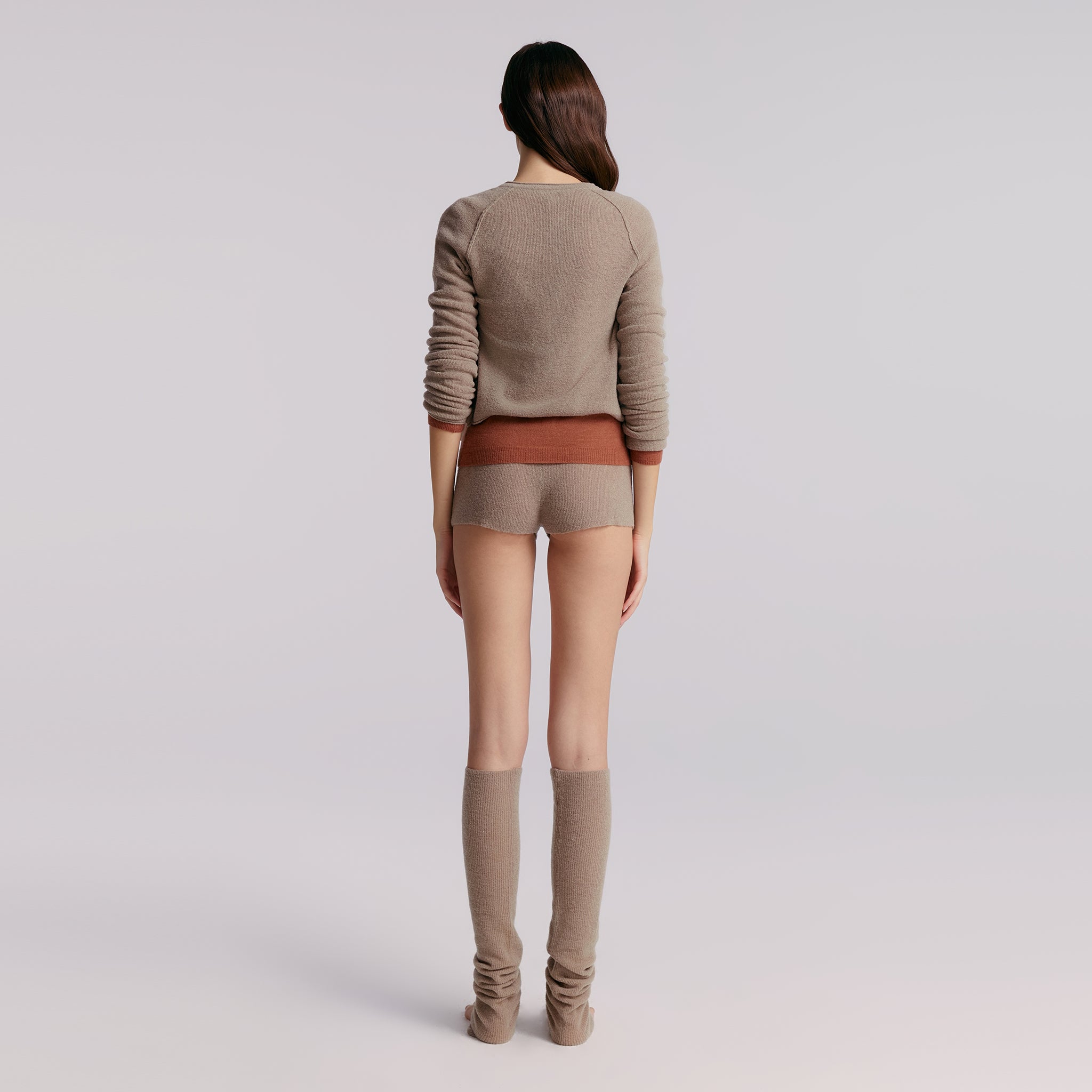 Raglan Cardigan,Warm Grey