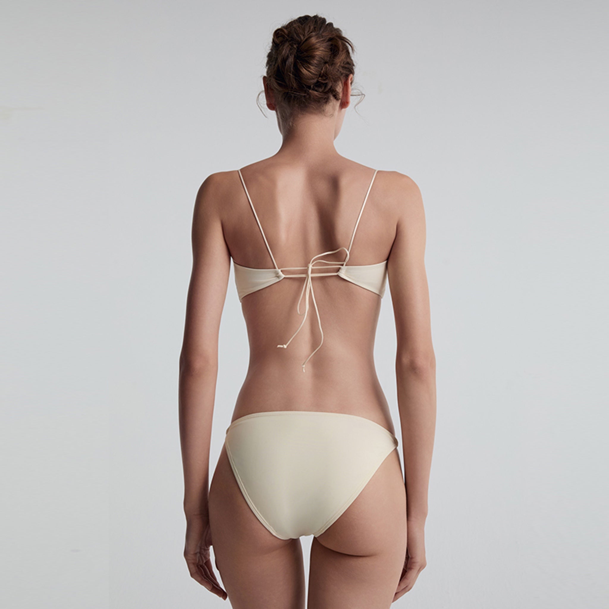 Strappy Bikini Top, Vanilla White