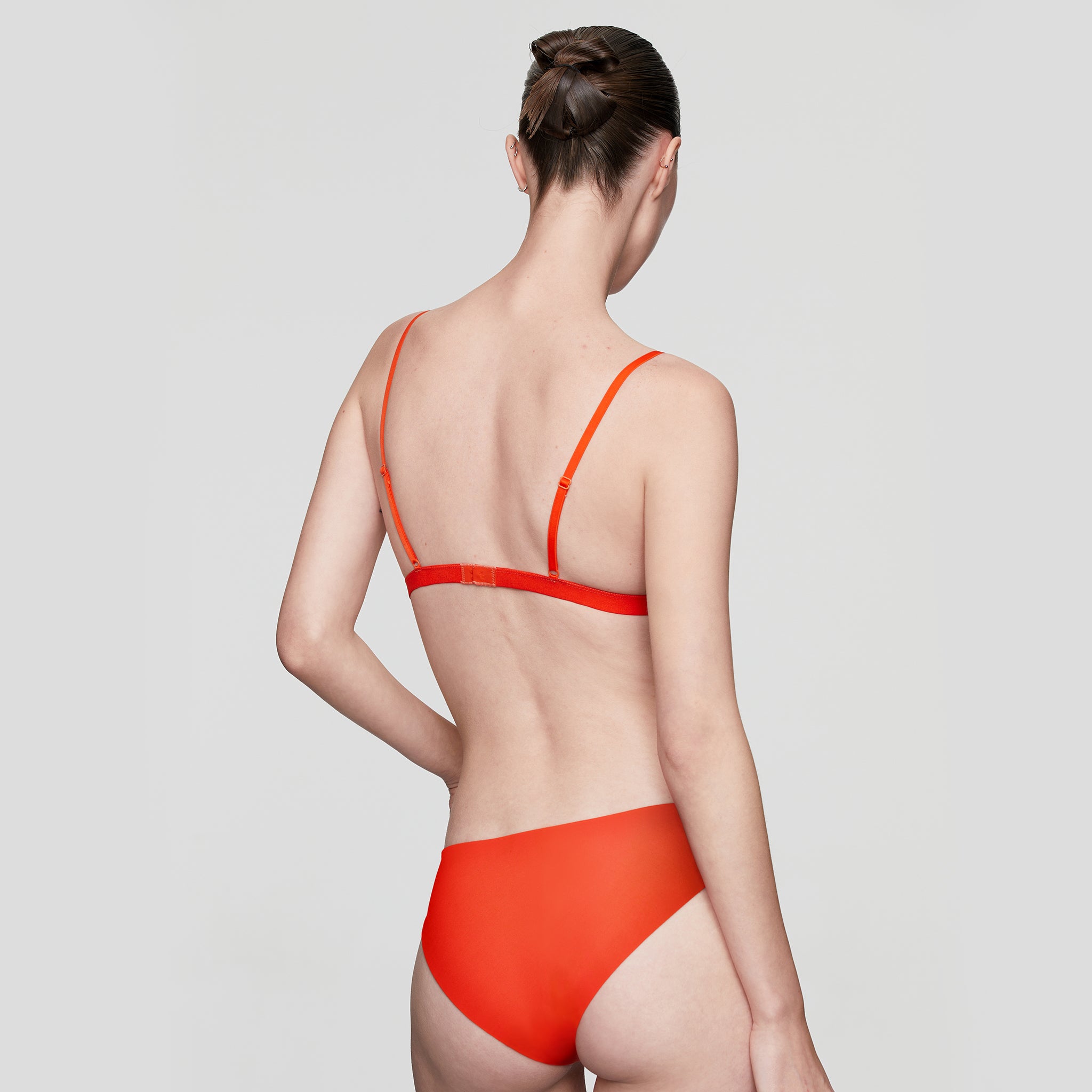 Free Cut Triangle Bra,Orange