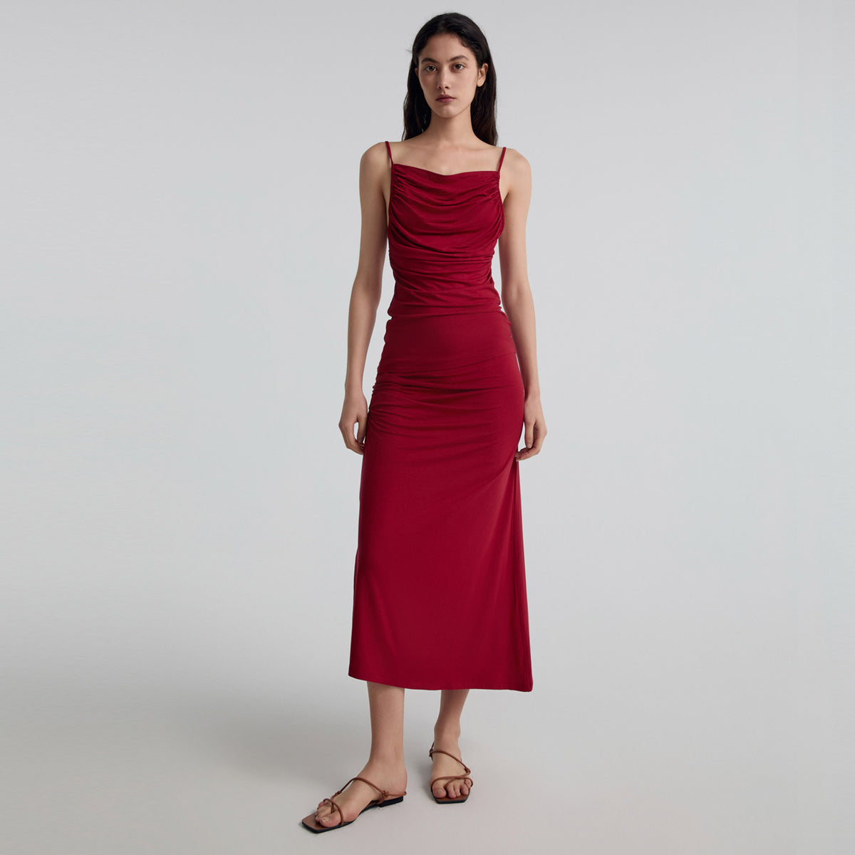 Gathering Jersey Camisole, Crimson