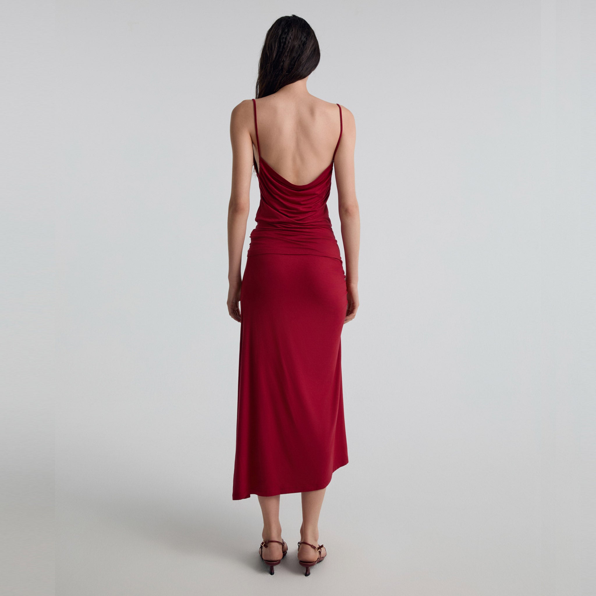 Gathering Jersey Camisole, Crimson