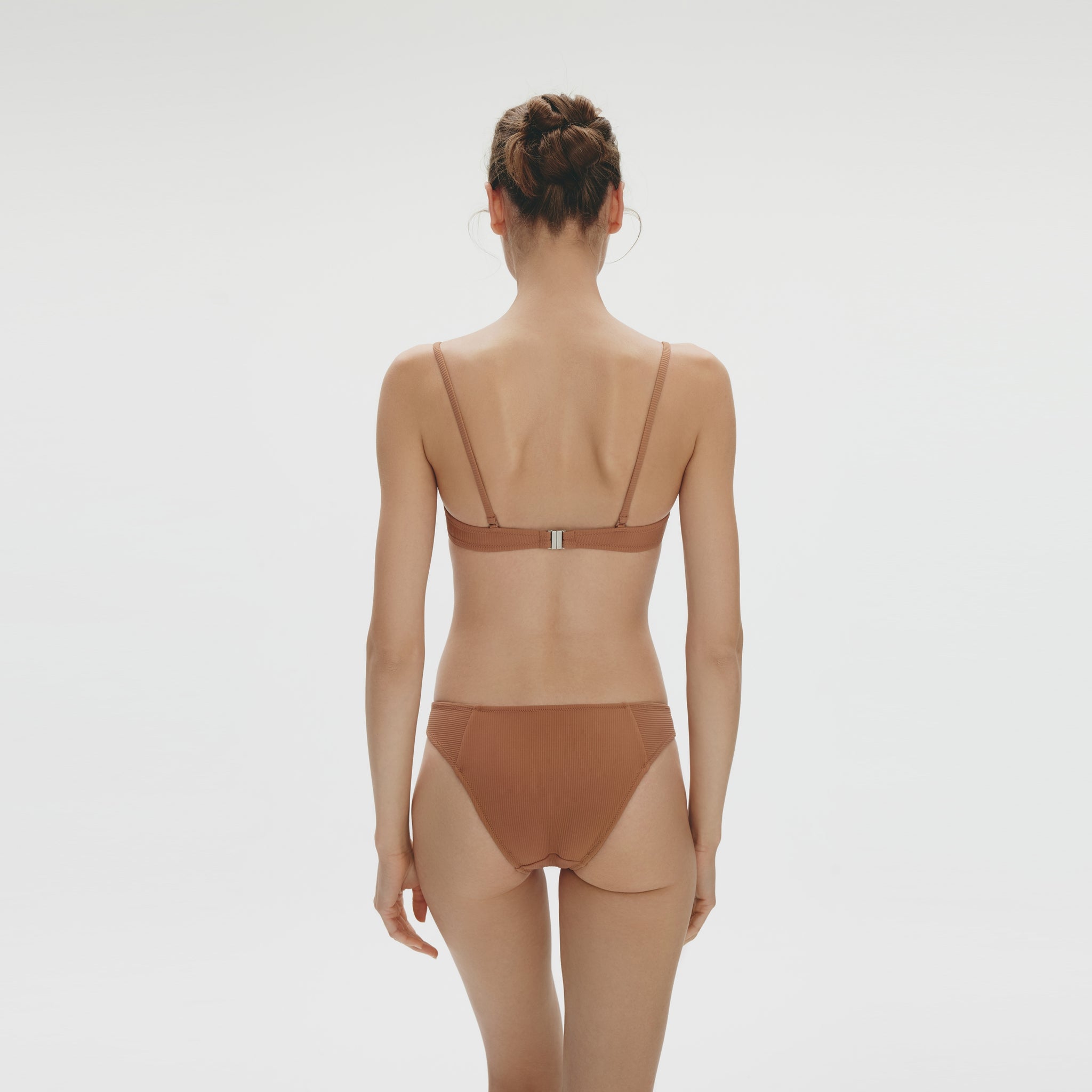 Demi Bikini Top,Toffee