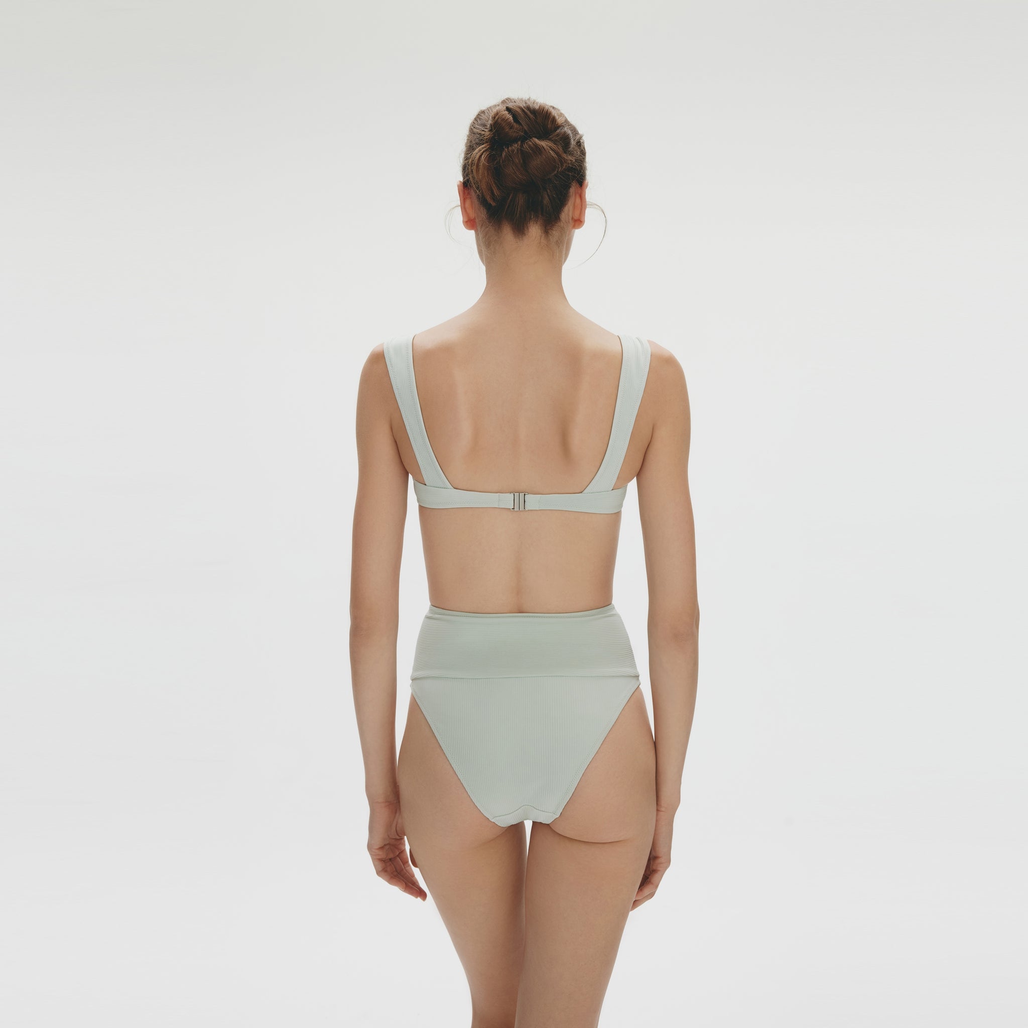 Underwire Bikini Top,Ice Blue