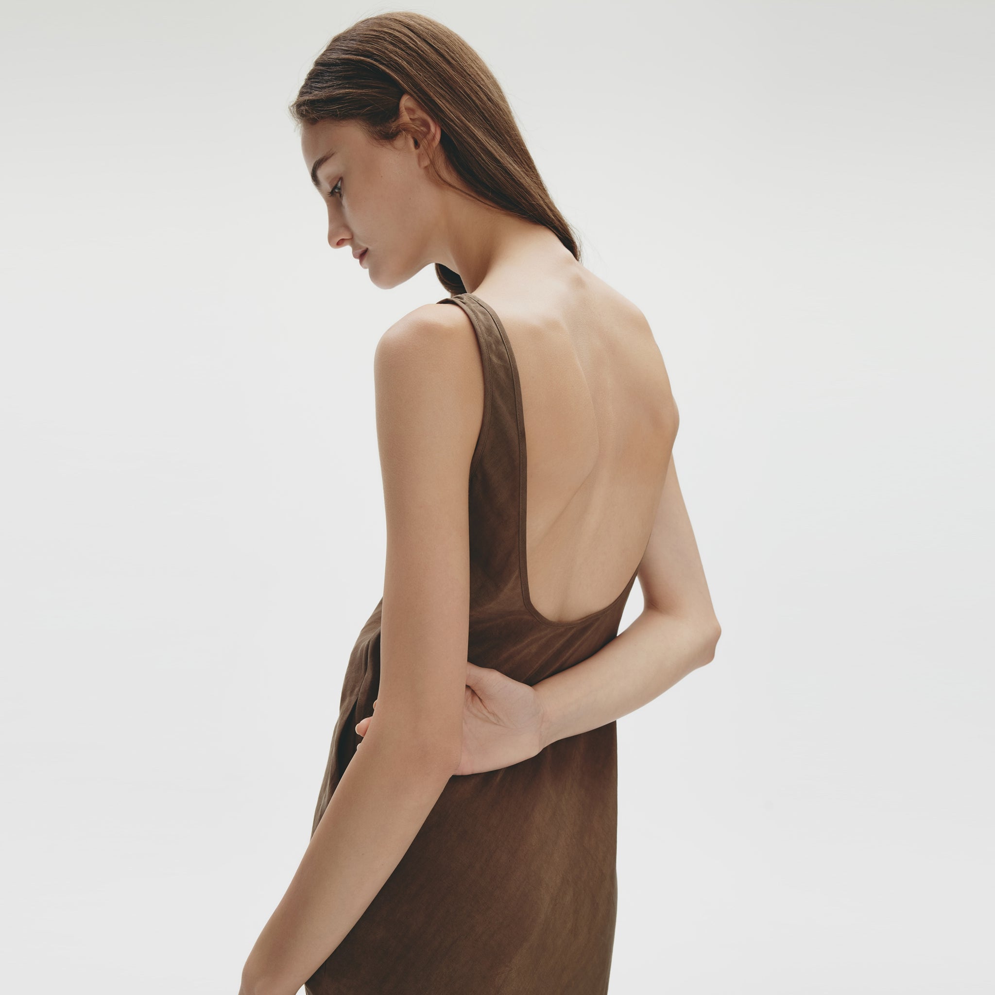 Bias Cut Maxi Dress,Oliver Brown