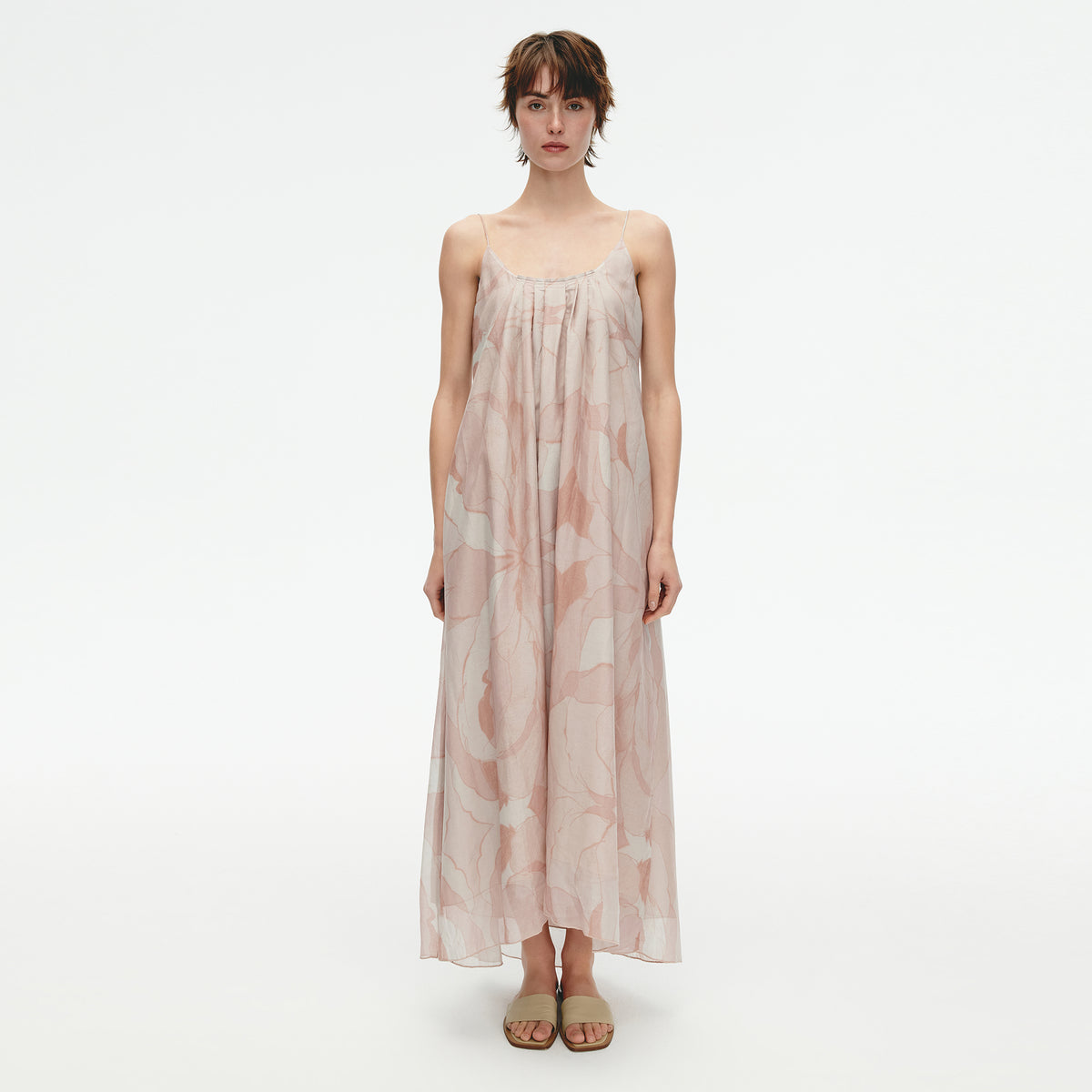 [Capsule Collection]Dress,Peony Print