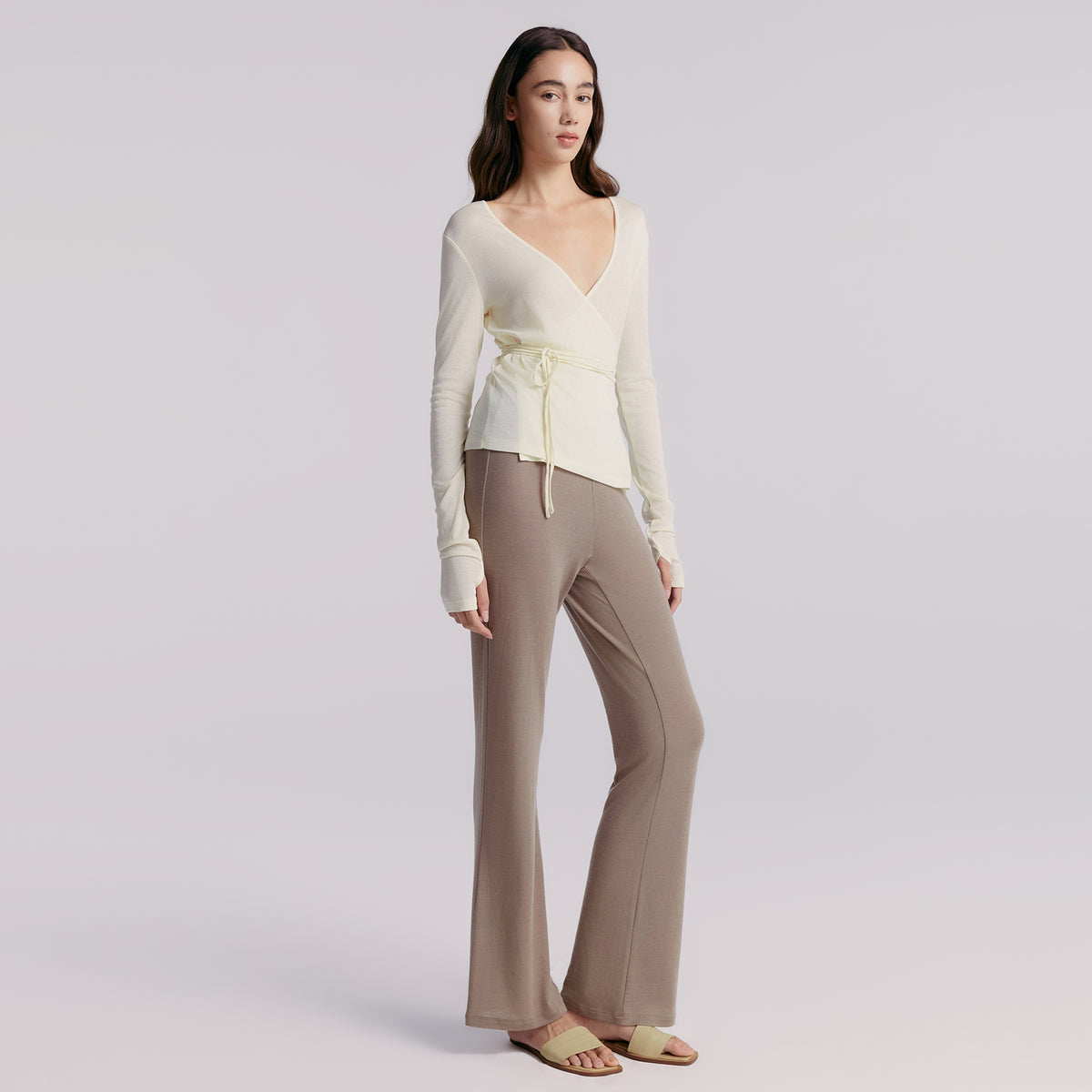 Highneck Raglan Jersey Cardigan,Milky-White