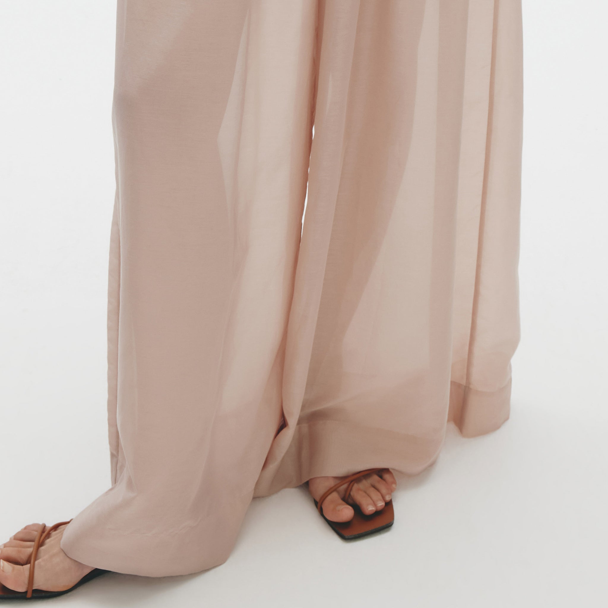 Wide-leg Pants, Dusty Pink