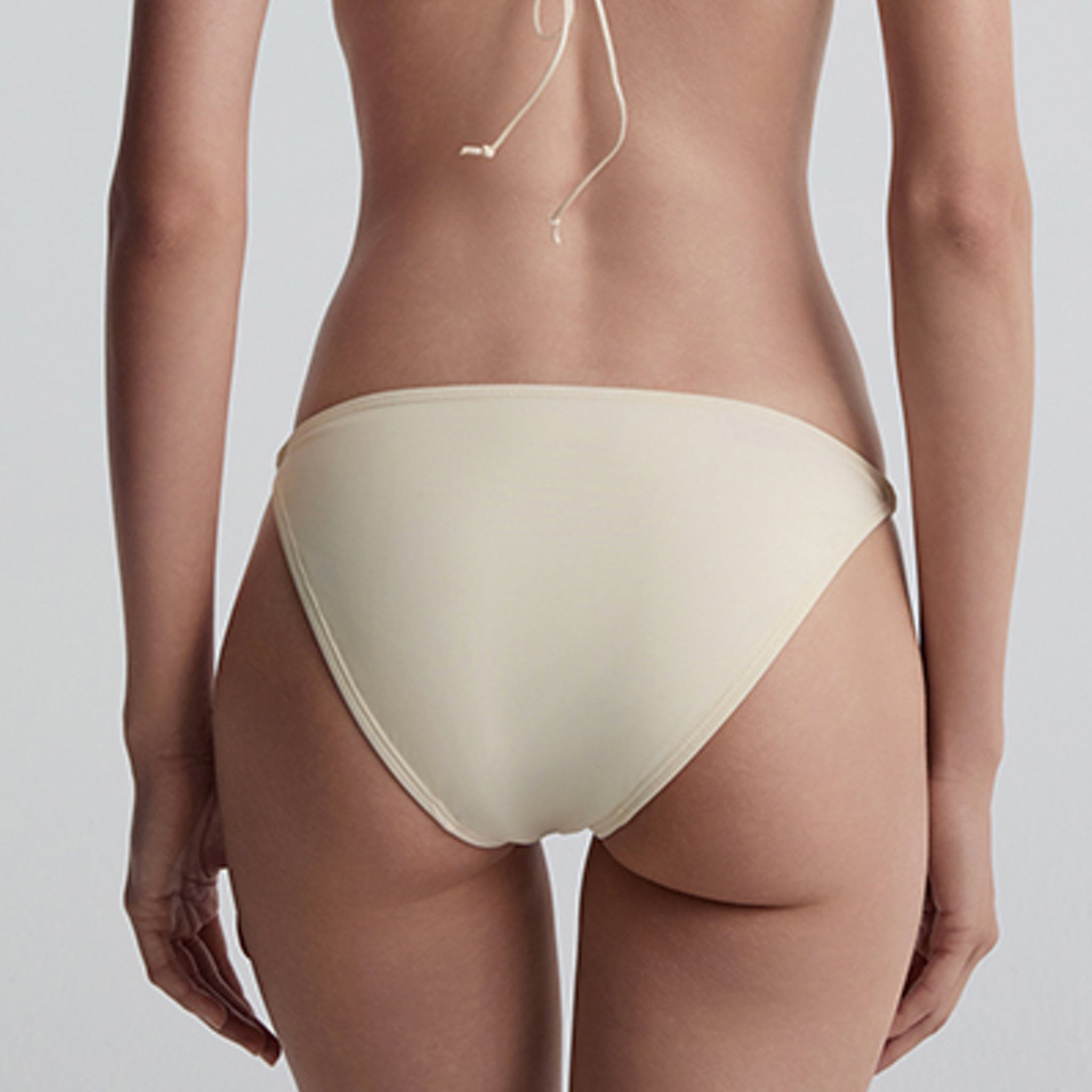 Low-rise Bikini Bottom, Vanilla White