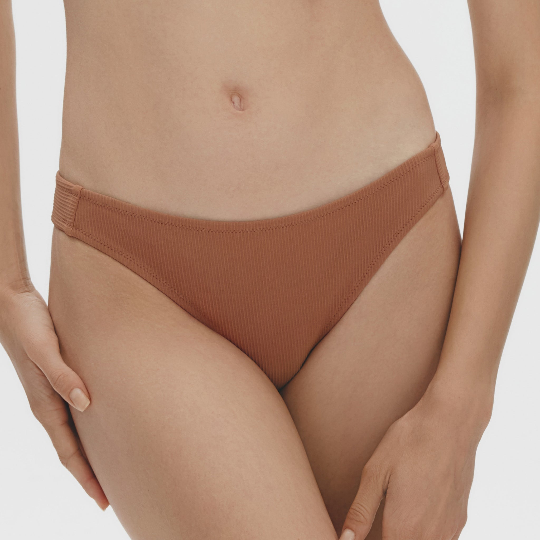 Low-rise Bikini Bottom,Toffee