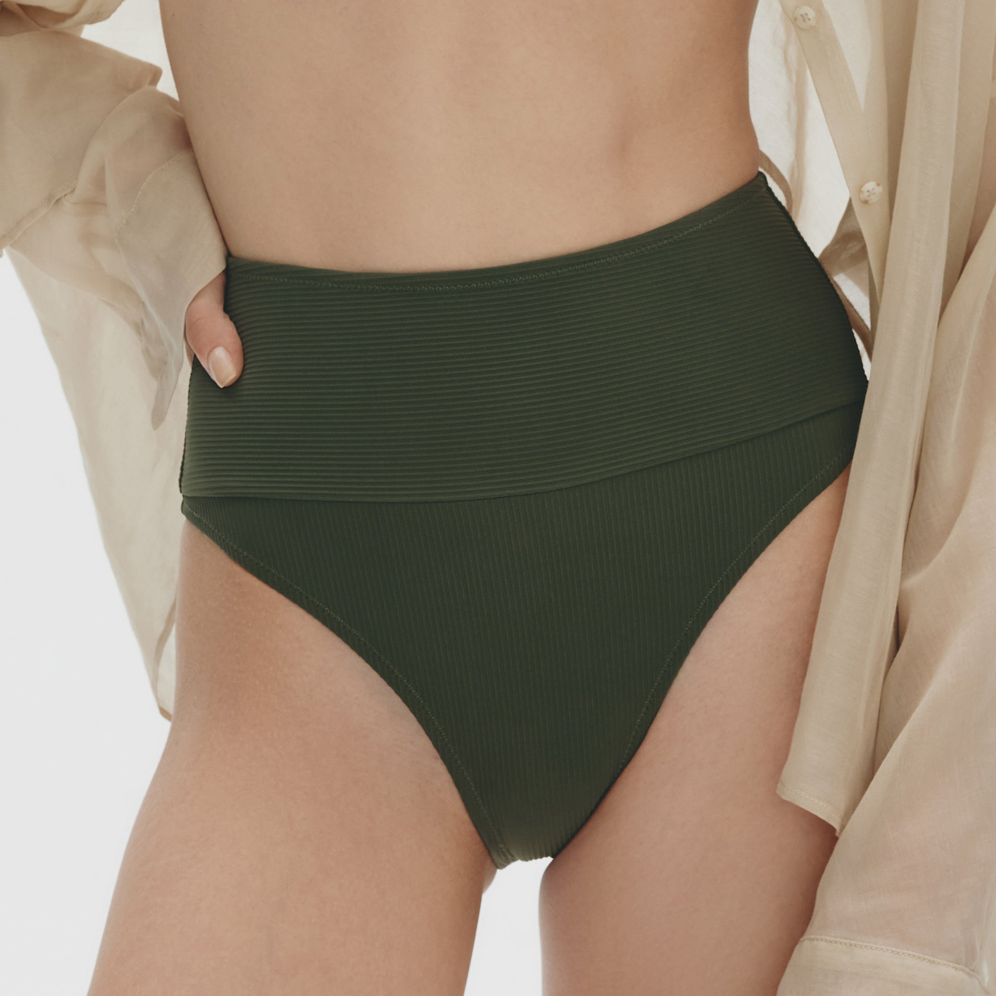High-rise Bikini Bottom,Deep Forest
