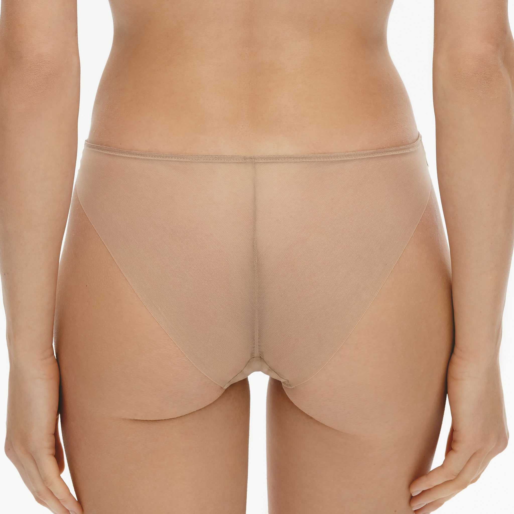 Mesh Mid-rise Brief,Shifting Sand