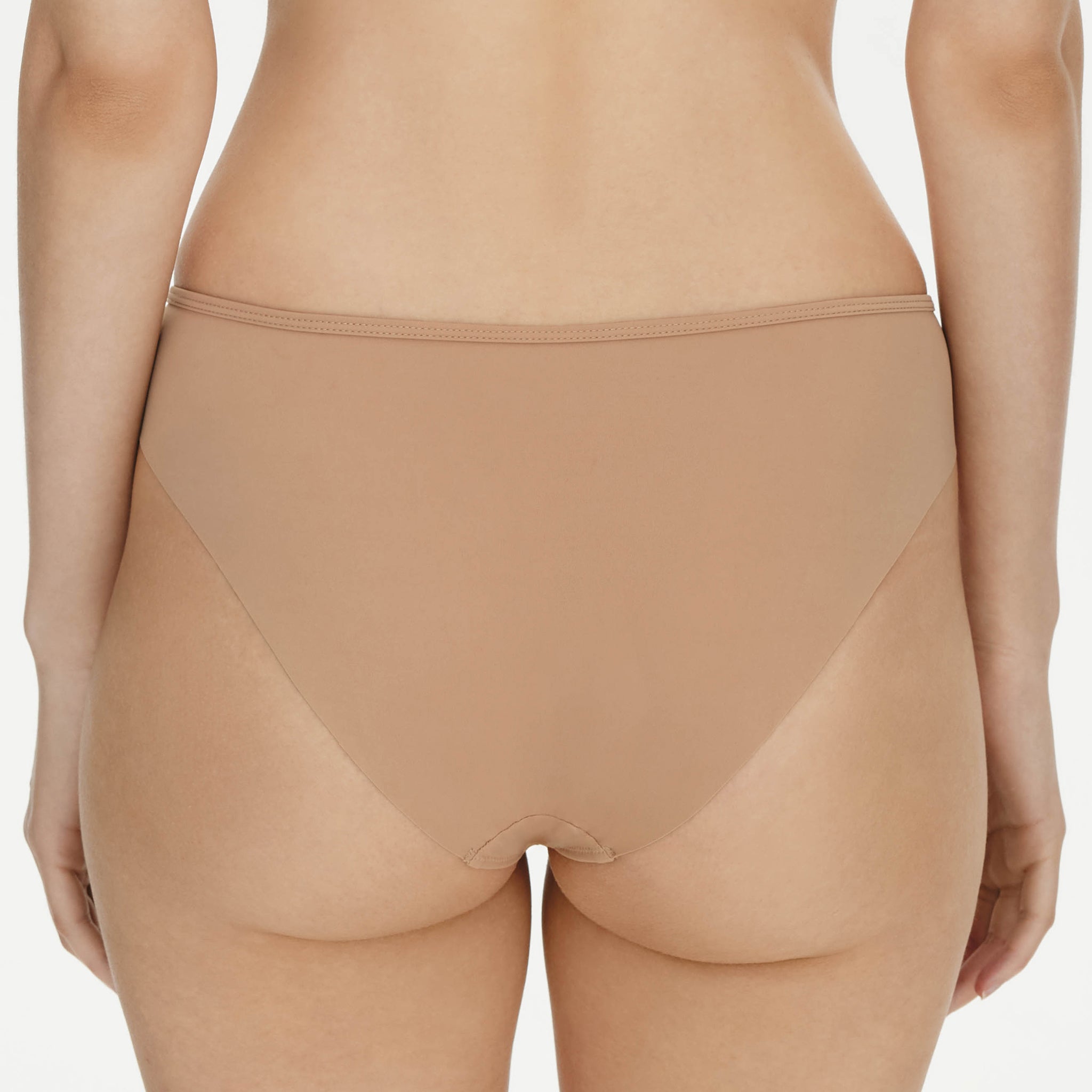 Stitching Mid-waist Briefs,Shifting Sand