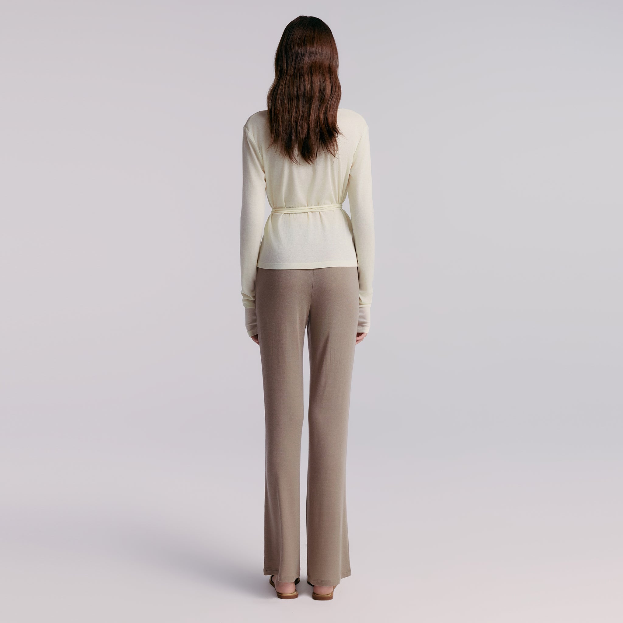 Highneck Raglan Jersey Cardigan,Milky-White