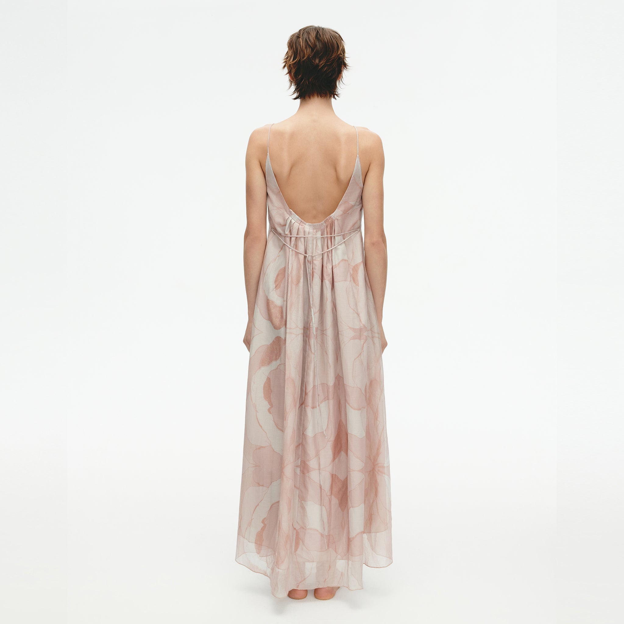 [Capsule Collection]Dress,Peony Print
