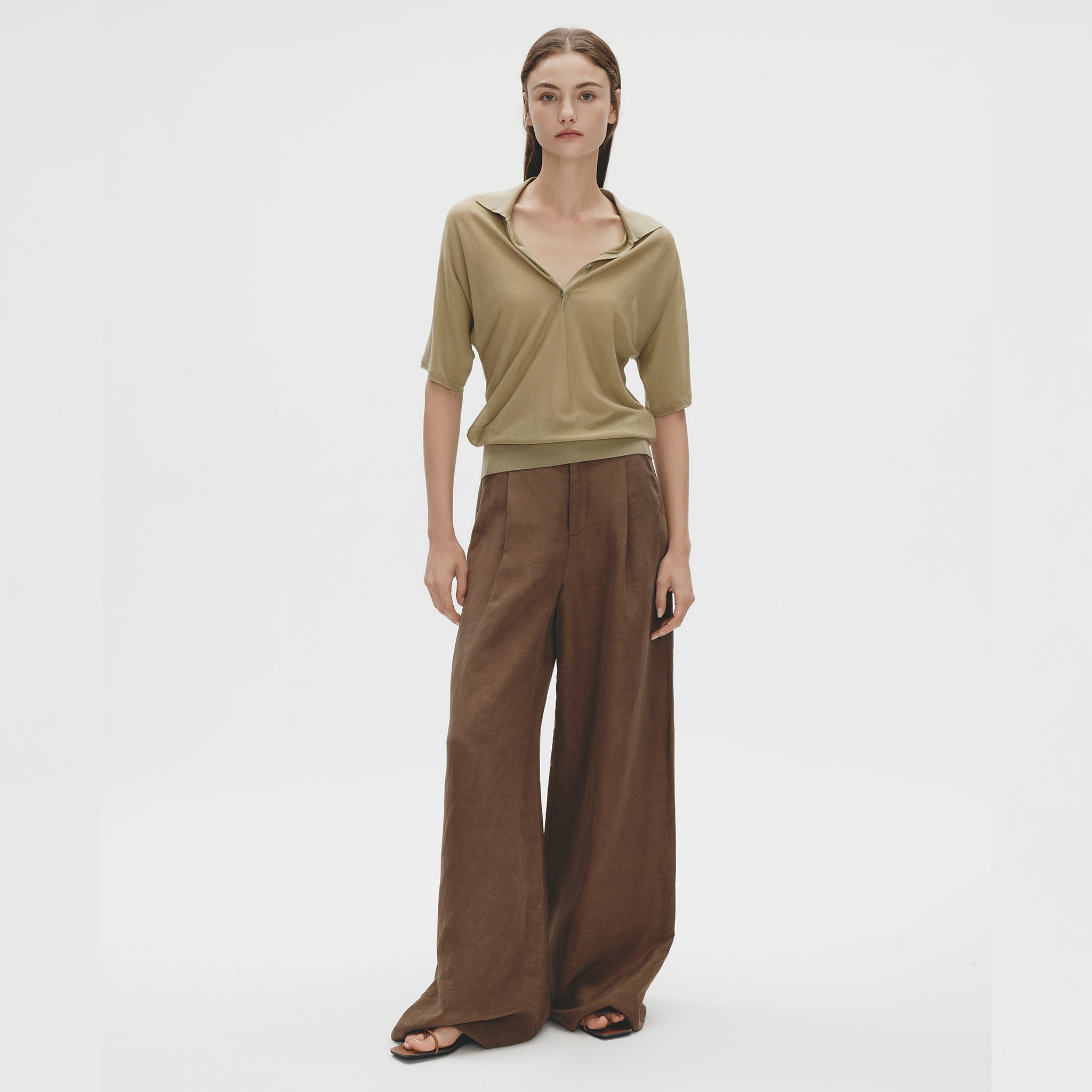 High-waist Wide Pants,Oliver Brown