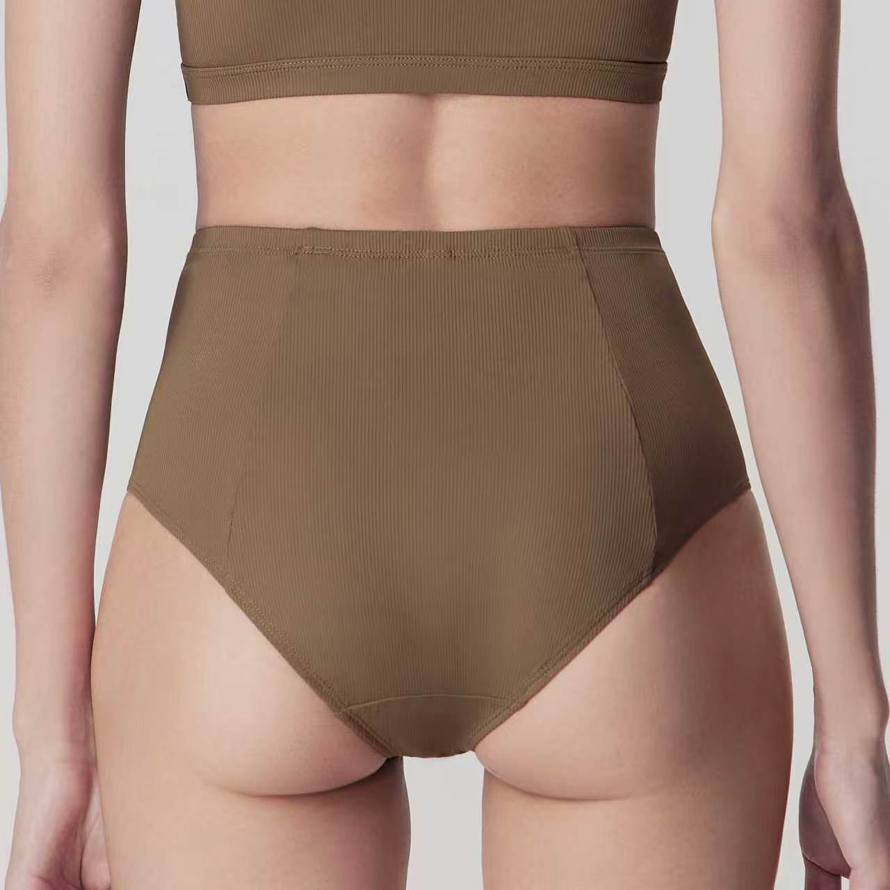 Eco High-rise Briefs, Army Green