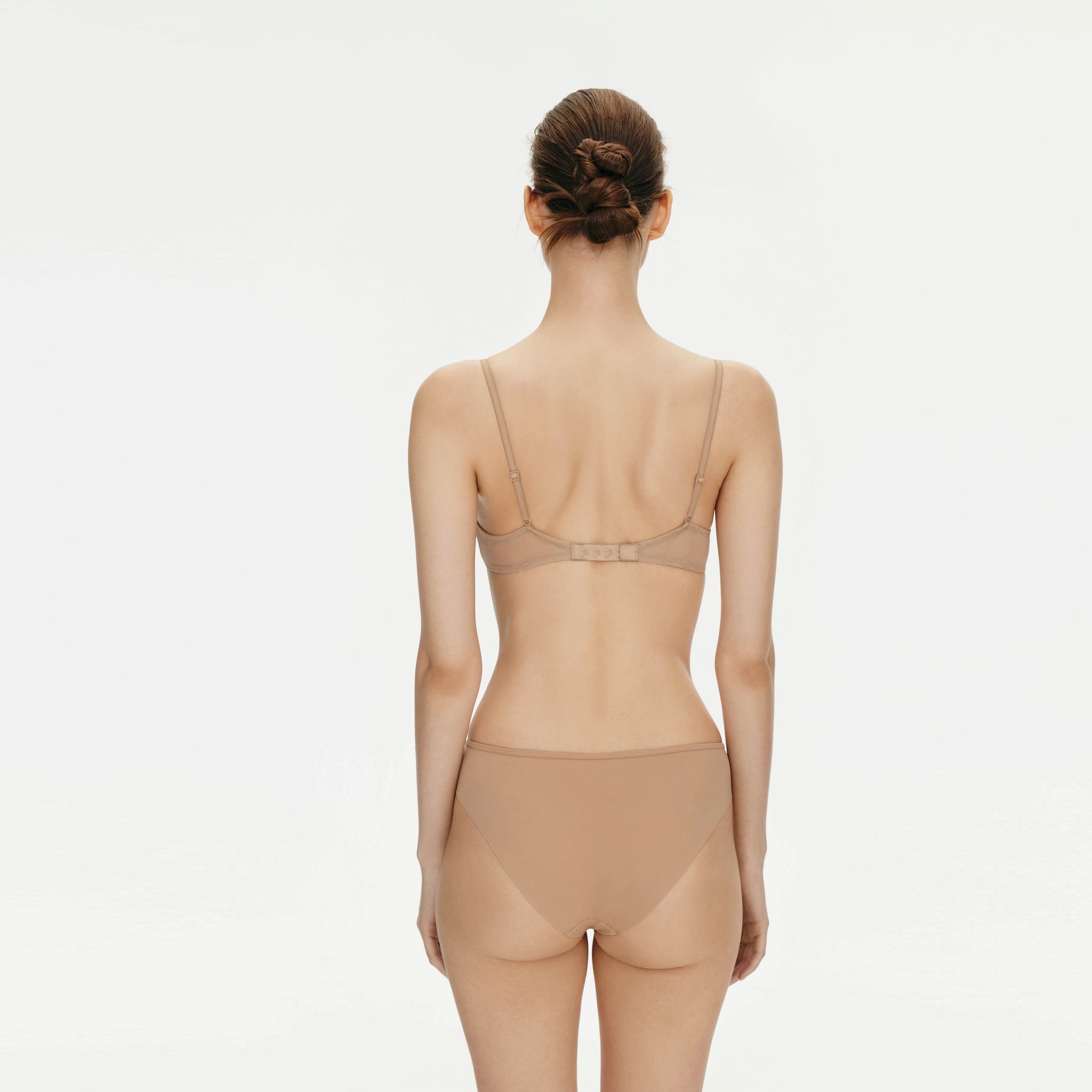 Mesh Double-layer Underwire Bra,Shifting Sand