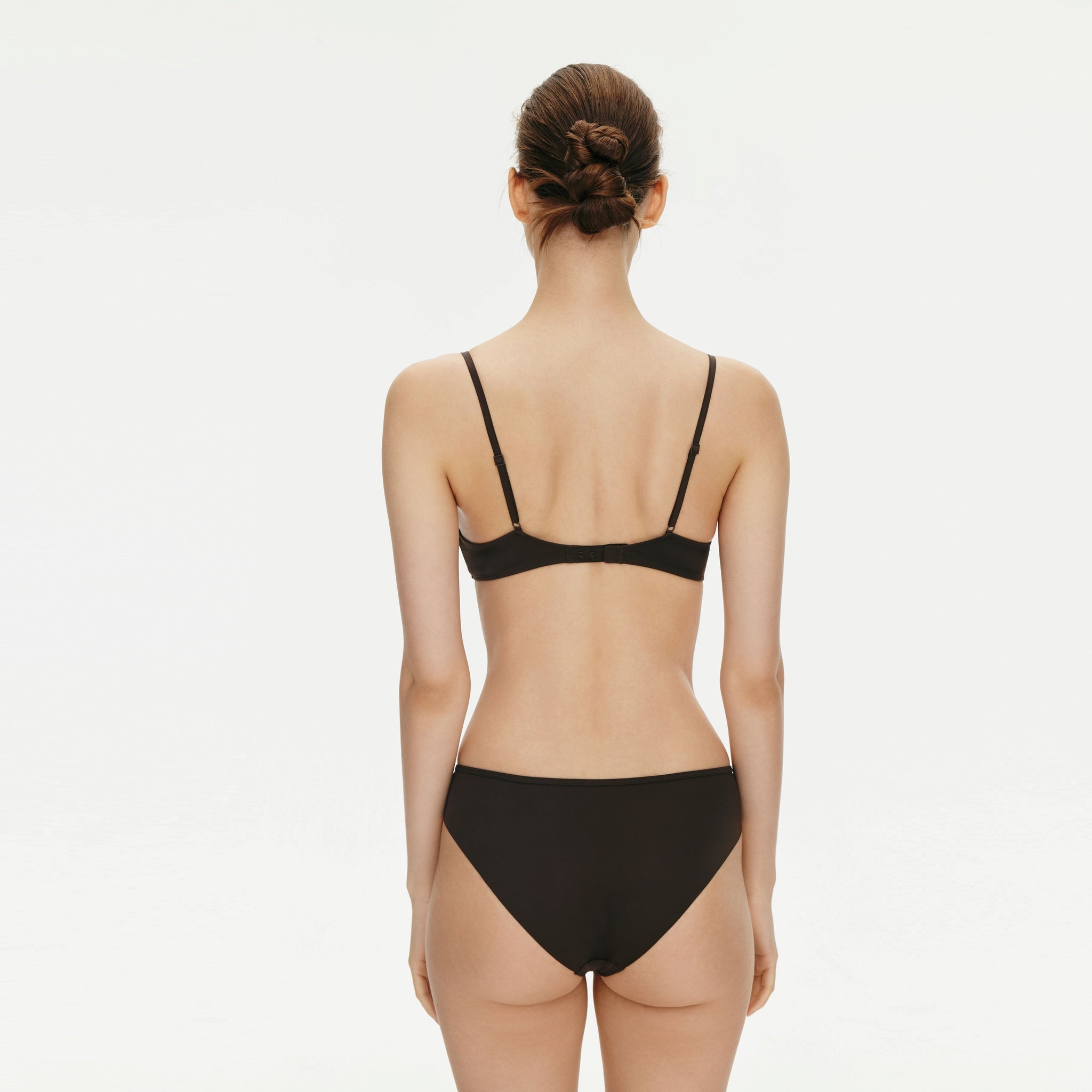3/4 Underwire Bra,Chocolate
